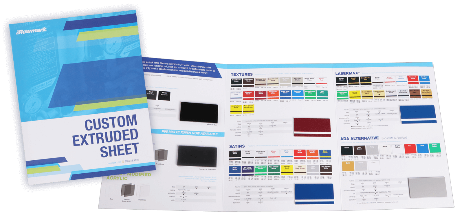 rowmark color chart Visual communications co., inc.